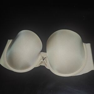 34D VS Multiway Strapless Shimmery Cream Bra